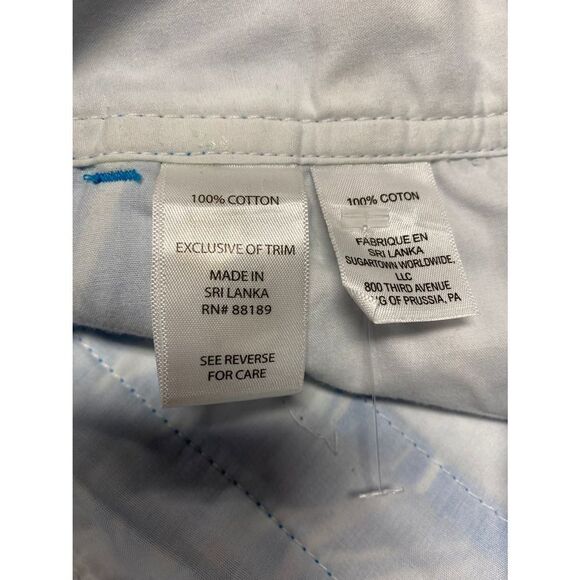 Lilly Pulitzer Blue & White The Callahan Short Size 000 NWOT - Picture 7 of 8